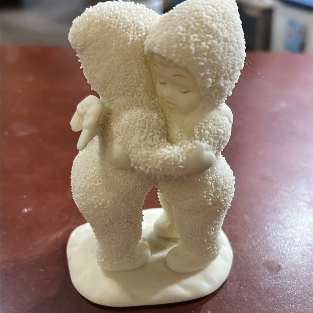 Department 56 Cream Snowbabies I Need a Hug Figurine